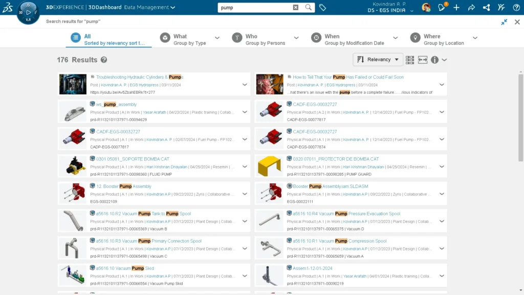 How Does 3DEXPERIENCE Make Data Search Easy?