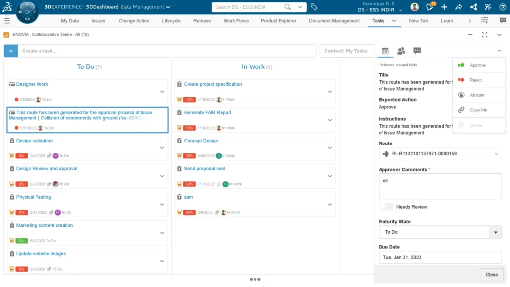 Workflows for SOLIDWORKS Design & Documents’ Approvals