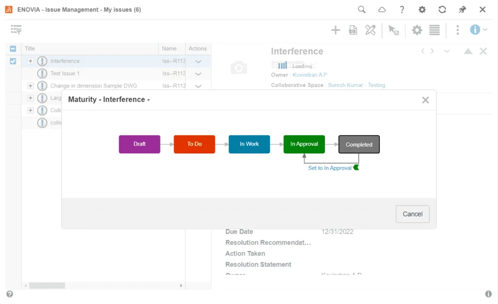 CHANGE MANAGEMENT WITH 3DEXPERIENCE SOLIDWORKS