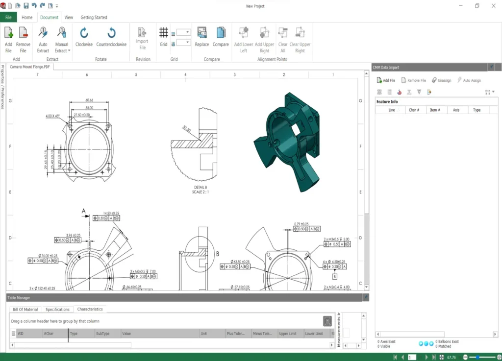 CMM DATA IN SOLIDWORKS