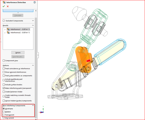 Interference Detection In SOLIDWORKS