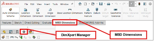 DimXpert Manager - SOLIDWORKS