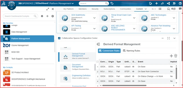 Collaborative Space Configuration Center - SOLIDWORKS Reseller