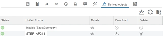 CAD Conversion Using Derived Format Converter
