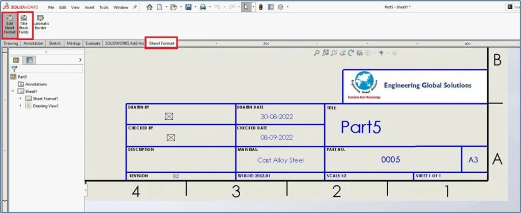 SOLIDWORKS Custom Properties - EGS India - SOLIDWORKS Reseller