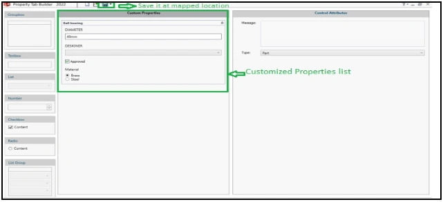 File Properties Menu - SOLIDWORKS