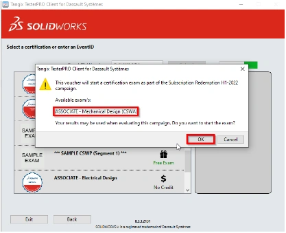 Voucher-ID- SOLIDWORKS