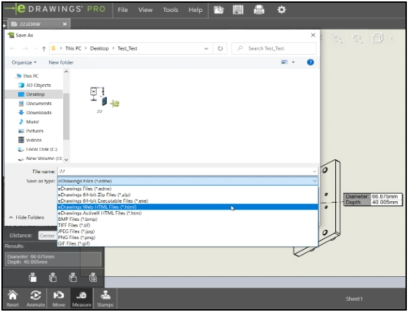 Measure tool is enabled - SOLIDWORKS Resller