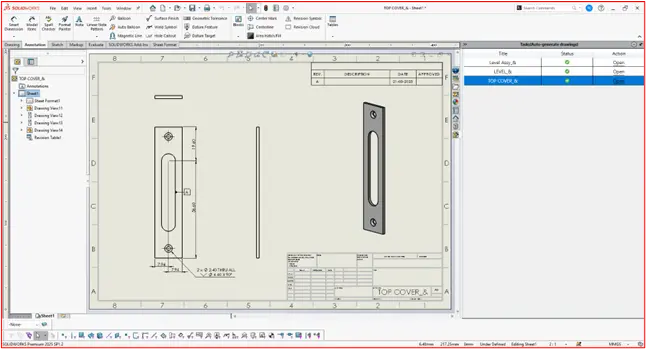 model scale drawing