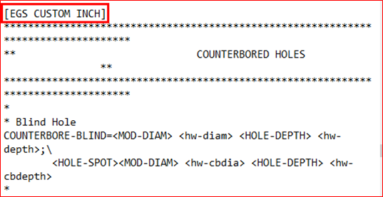 Custom Hole in Toolbox Solidworks
