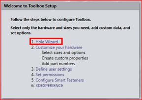 Custom Hole in Toolbox Solidworks