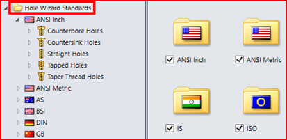 Custom Hole in Toolbox Solidworks